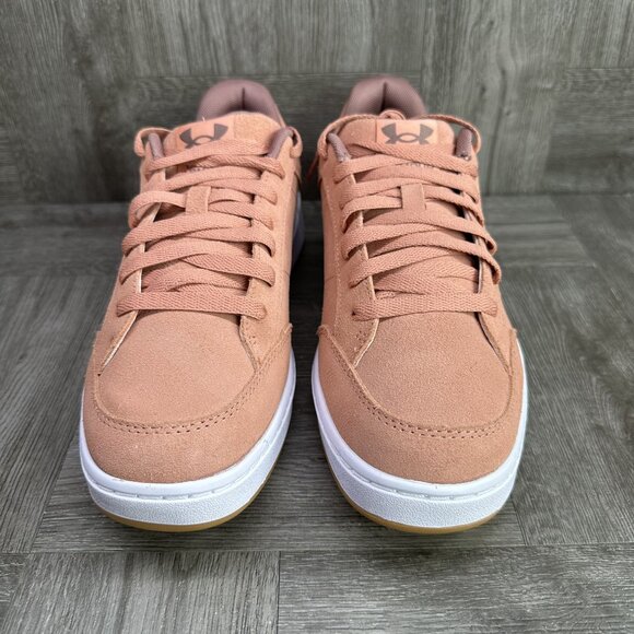 Under Armour Official Suede Women's size 10 Canyon Pink Casual Shoes - Picture 4 of 8